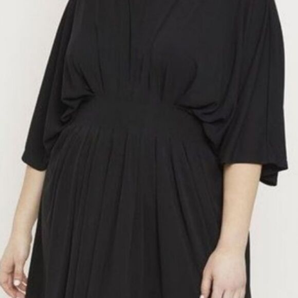 Eloquii Pintuck Waist Midi Dress - Picture 2 of 4